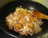 豆腐×豆乳ソースで　ヘルシーチキンドリア作り方6写真