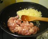 豆腐×豆乳ソースで　ヘルシーチキンドリア作り方5写真
