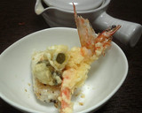 焼きおにぎりの天ぷら茶漬け作り方7写真