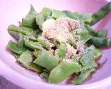 いんげんのごまマヨネーズ和え作り方1写真