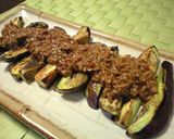 男の茄子ピリ辛ひき肉あんかけ作り方4写真