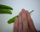 芯まで♬簡単ししとうの種取り方法！作り方1写真