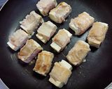 簡単♡肉巻豆腐作り方4写真