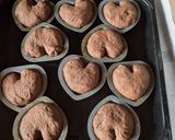 イチゴハートチョコレートクリームパン作り方5写真