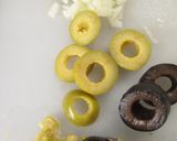 フェタチーズとオリーブのトルコ風パスタ♪作り方1写真