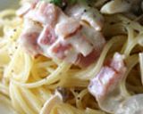 ベーコンとしめじのクリームパスタ作り方5写真