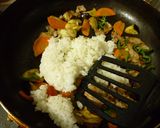 具がゴロゴロ♬ずぼらが美味しいレタス炒飯作り方5写真
