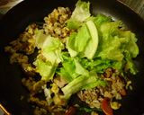 具がゴロゴロ♬ずぼらが美味しいレタス炒飯作り方7写真