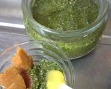 バジルペーストで茄子とミョウガの味噌炒め作り方2写真