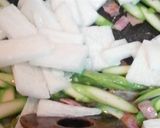 長いもと舞茸の胡麻ドレ炒め作り方3写真