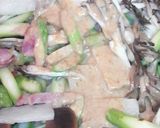 長いもと舞茸の胡麻ドレ炒め作り方5写真