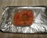 朝食にアルミハクで目玉焼き♪作り方1写真