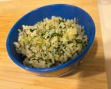 1歳半~幼児食☆しらすと小松菜チャーハン作り方4写真