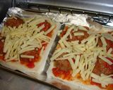 カリッとクリスピーピザ②♪ミニハンバーグ作り方5写真