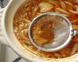 残ったキムチが大活躍✨キムチチゲ風うどん作り方5写真