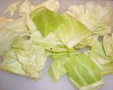 しらすとキャベツのぺペロンチーノ作り方1写真