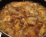 絶品☆鶏手羽と玉ねぎの甘辛煮作り方3写真