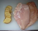 しょうが風味のゆで鶏＆ご飯作り方1写真