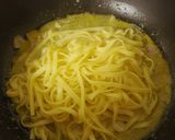 バジルのカルボナーラ風クリームパスタ作り方10写真