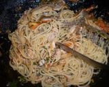 鰯、大葉、トマトのパスタ作り方6写真