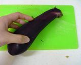 ナスと豚肉青菜も入って梅マヨさっぱり炒め作り方1写真