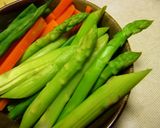 野菜の肉巻き　南蛮漬け作り方2写真
