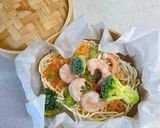 簡単もっちり!冷凍パスタのせいろ蒸し作り方2写真
