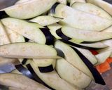 鶏むね肉とごぼうと茄子の中華風炒め♪作り方4写真