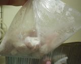 カリカリ胸肉のとろ~りキノコあんかけ。作り方2写真