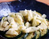 ズッキーニのカチョカヴァロ焼き作り方4写真