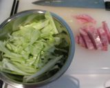 きゃべつベーコンで♪そうめんチャンプルー作り方1写真