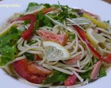 レモンさっぱり☆焼鮭のサラダスパゲッティ作り方8写真