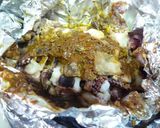 お酒のお供に♪いかわたとゲソのホイル焼き作り方2写真