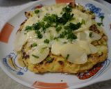 節約！簡単！チーじゃがお好み焼き(^^)作り方5写真