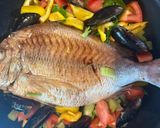 魚料理・おもてなし主菜★チコ鯛のアクアパッツァ作り方7写真