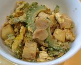 高野豆腐で★夏バテ防止ゴーヤチャンプル作り方5写真