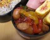 ウィンナーとパプリカの醤油炒め作り方7写真