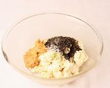 No.33豆腐と黒ゴマのジョン 韓国料理作り方1写真