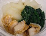 モロヘイヤの煮びたし＜ホタテ・冬瓜＞作り方4写真
