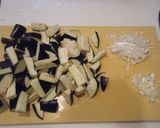 旬の素材で麻婆茄子!作り方1写真