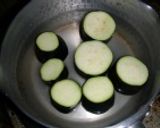 なすの冷たい煮物　柚子あんかけ作り方1写真
