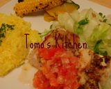 チキンステーキ~サルサソースで~作り方9写真