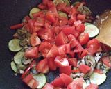 夏野菜の冷製パスタ作り方4写真