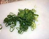 ねぎ塩入り卵焼き作り方1写真