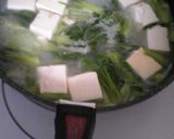 豆腐とチンゲン菜の卵あんかけ作り方3写真