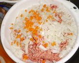 混ぜるだけ★野菜たっぷり豆腐ハンバーグ！作り方2写真