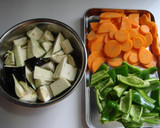 だし醤油で簡単★夏野菜の揚げびたし作り方1写真