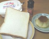 焼いてノっけて★プリンシナモントースト作り方1写真
