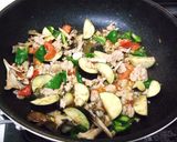 *野菜とひき肉のケチャップソースライス*作り方2写真