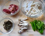 牛肉とごぼうの山椒煮作り方1写真